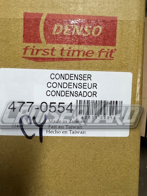 New Toyota Land Cruiser Denso FZJ80 AC Condenser 88460-60060 Warranty
