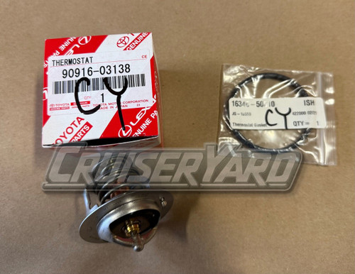 New Toyota Land Cruiser OEM Ishino 2UZ 3UZ Thermostat Gasket Kit 90916-03138