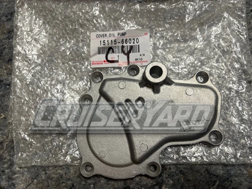 New Toyota Land Cruiser OEM 1FZ FZJ80 Oil Pump Cover 15115-66020