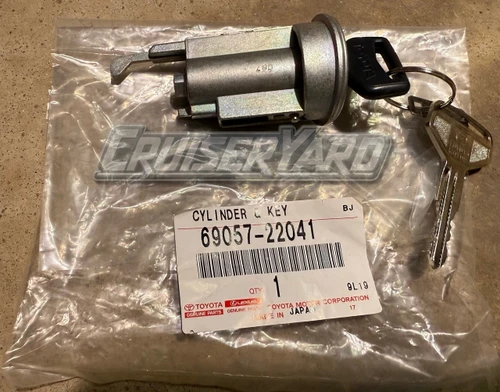 New OEM Toyota Land Cruiser FJ60 Ignition Cylinder & Key Set 69057-22041