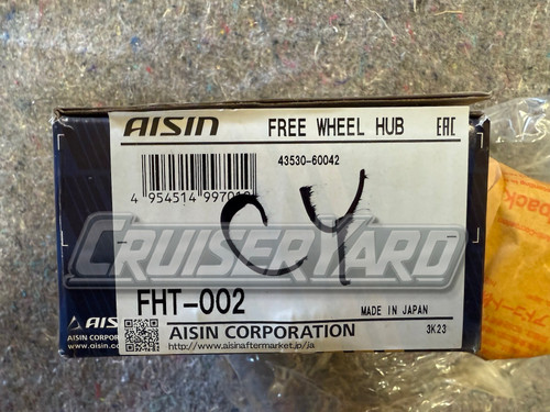 New Toyota Land Cruiser 4Runner Aisin Gold Manual Locking Hub FJ40 FJ60 FJ62