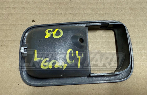 Toyota Land Cruiser FJ80 FZJ80 Left Gray Door Handle Bezel 69278-60010-03