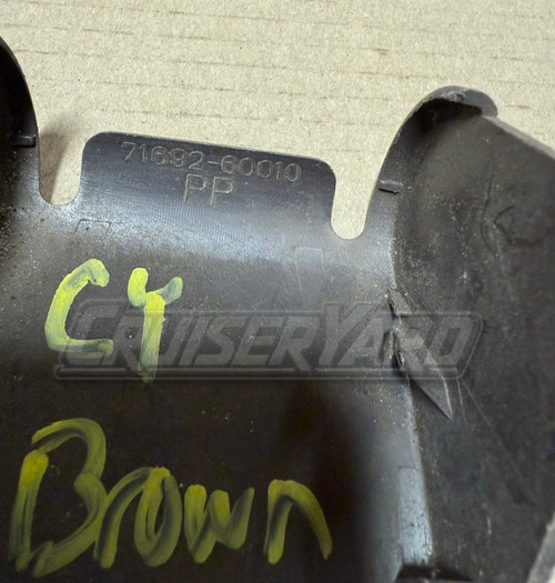 Toyota Land Cruiser FZJ80 Brown Rear Seat #2 Hinge Cover 71692-60010-06