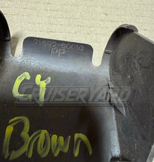 Toyota Land Cruiser FZJ80 Brown Rear Seat #2 Hinge Cover 71692-60010-06