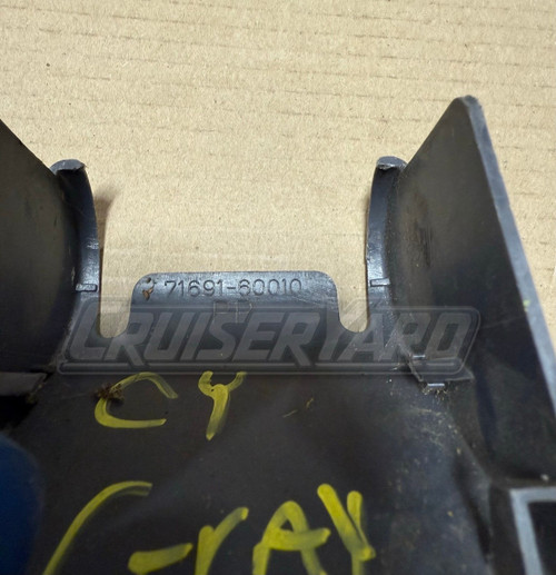 Toyota Land Cruiser FZJ80 Gray Rear Seat #1 Hinge Cover 71691-60010-03