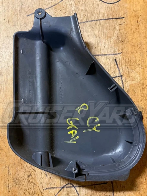Toyota Land Cruiser FZJ80 Gray Right Front Seat Cushion Shield 71811-60030-B0