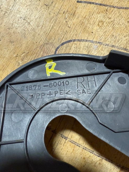 Toyota Land Cruiser FZJ80 Gray Right Reclining Inside Adjuster Cover 71875-60010-B0