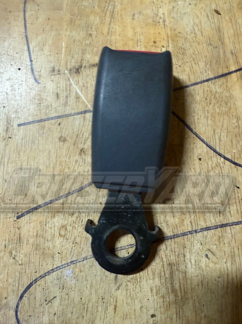 Toyota Land Cruiser FZJ80 Right Front Gray Seat Belt Receiver 73230-60200-B0