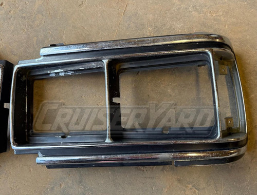 Set of Toyota Land Cruiser FJ62 Aftermarket Headlight Bezels