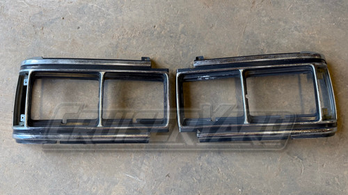 Set of Toyota Land Cruiser FJ62 Aftermarket Headlight Bezels