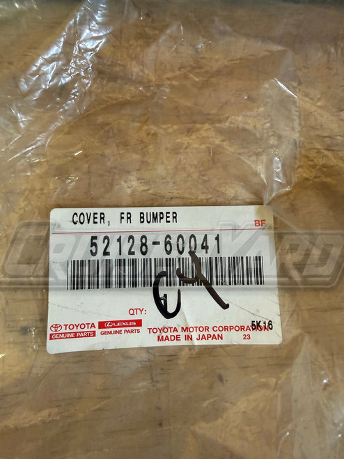 New Toyota Land Cruiser 200 Series OEM Front Bumper Hole Cover 52128-60041