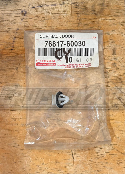 New Lexus GX470 OEM Back Door Outer Trim Clip 76817-60030
