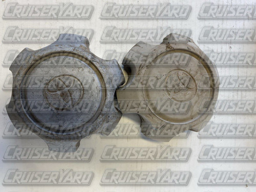 Toyota Land Cruiser FZJ80 OEM Hubcap Gray Center