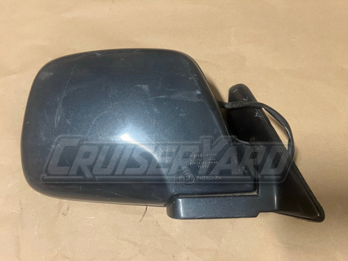 Toyota Land Cruiser OEM FJ80 FZJ80 Right Mirror Blue Gray Housing 87910-60180-13