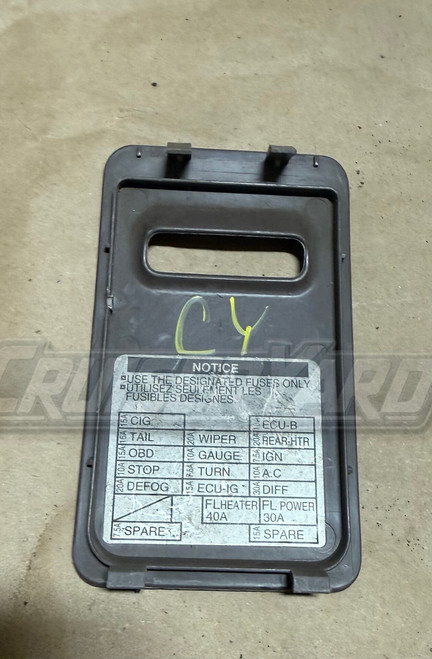 Toyota Land Cruiser OEM FZJ80 Oak Fuse Cover 55545-60050-E0