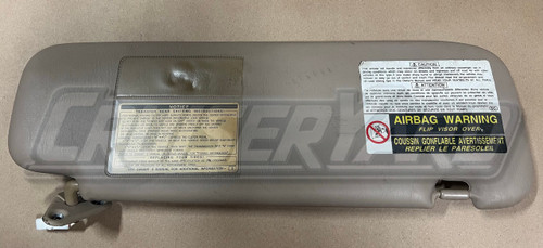 Toyota Land Cruiser UZJ100 OEM Left Tan Sun Visor 74330-60030-A0
