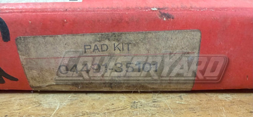 New NOS 1986-1989 Toyota 4Runner Pickup Front Brake Pad Set 04491-35101