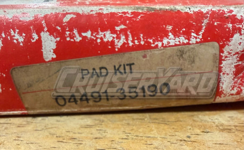 New Toyota 4Runner Pickup Front Disc Brake Pad Kit 04491-35190