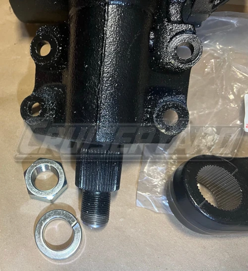 New Rebuilt Toyota Land Cruiser FJ80 FZJ80 Steering Gearbox with 105-Series Sector Shaft & Pitman Arm