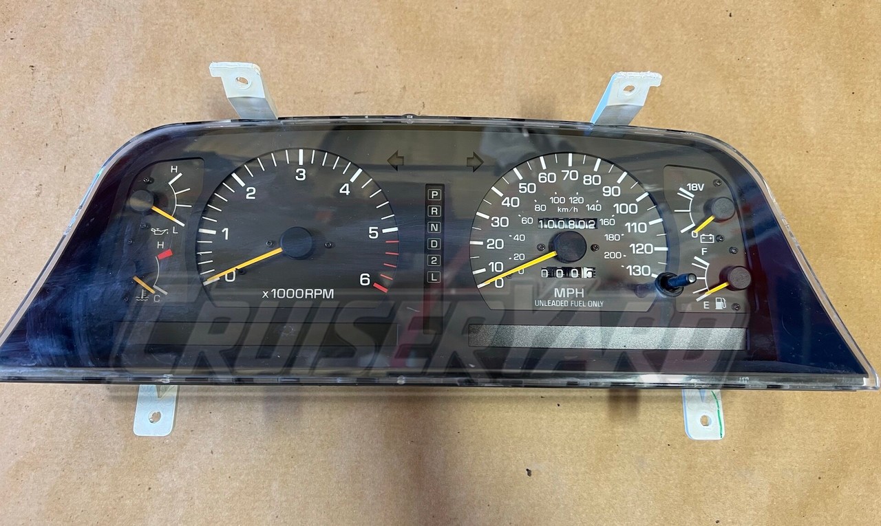 Toyota Land Cruiser 95-97 FZJ80 LX450 Locked Gauge Cluster Low Mileage