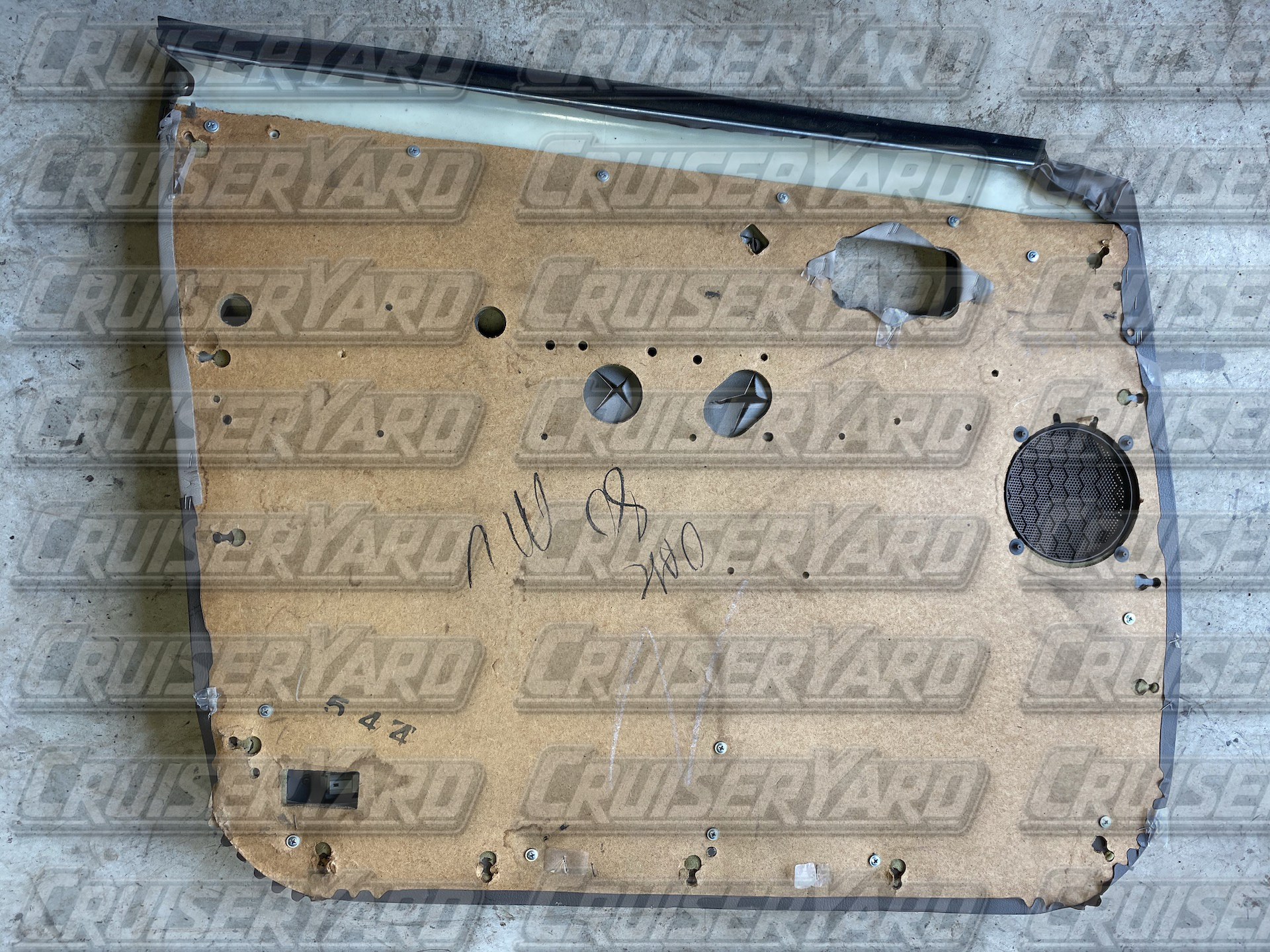 80 Series, Right Front Door Card, Tan - CruiserYard