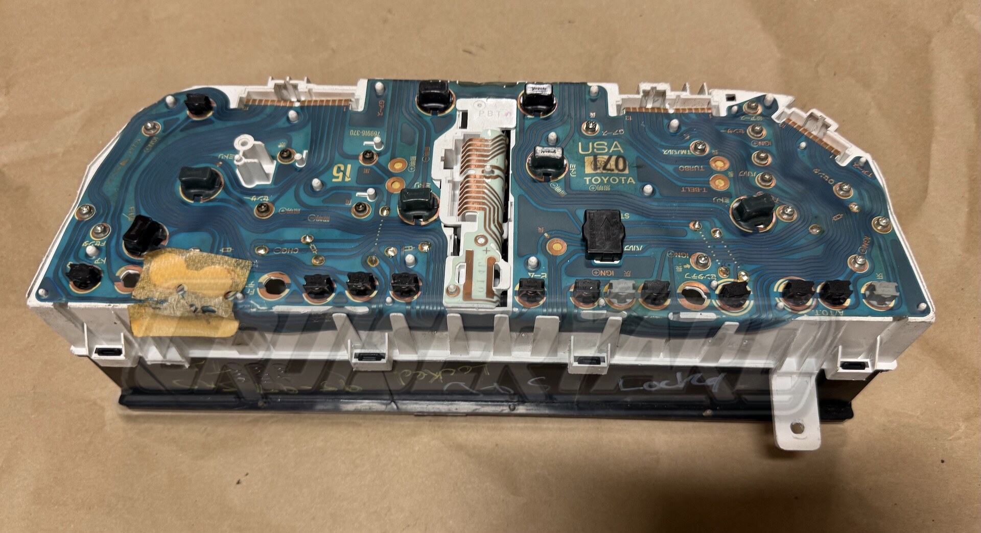 Toyota Land Cruiser 95-97 FZJ80 LX450 Locked Gauge Cluster