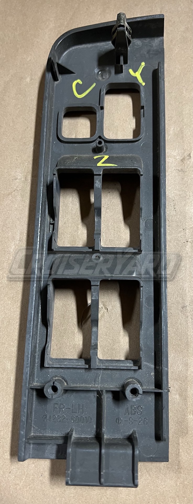 1pcs Gray Window Switch Control Panel 74232-42080 7423242080