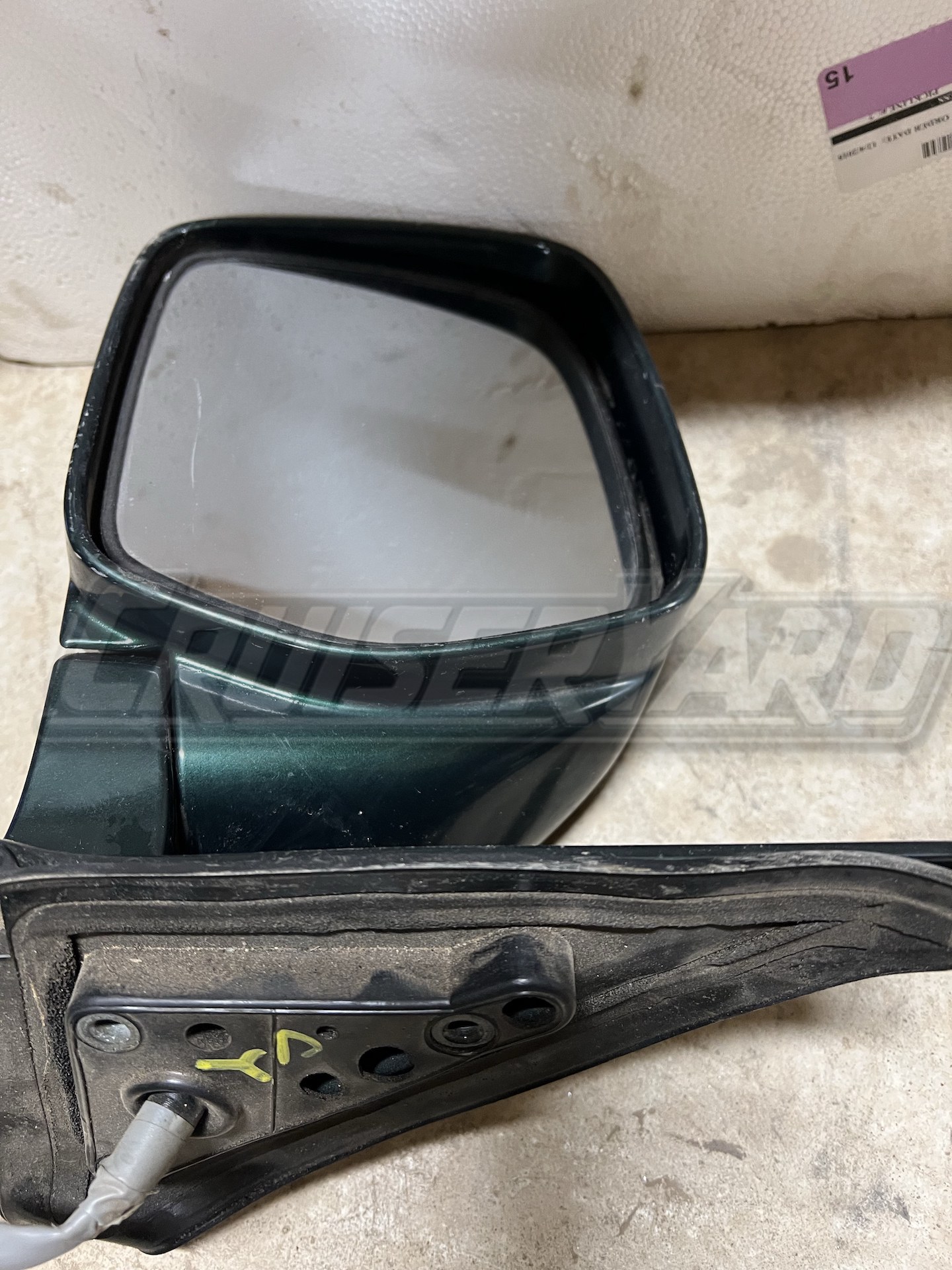 Toyota Land Cruiser OEM UZJ100 Green Left Driver Side Mirror