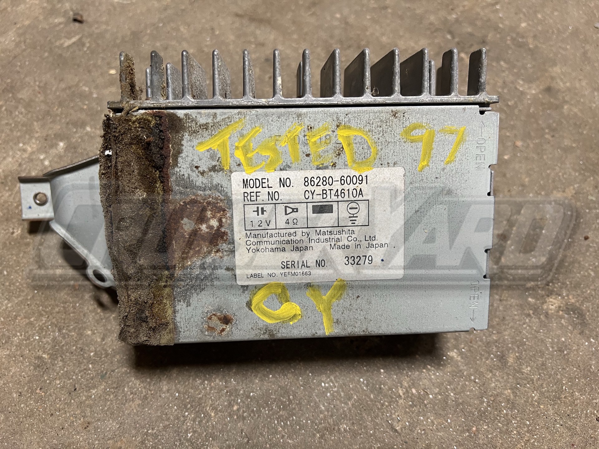 Toyota Land Cruiser FZJ80 OEM Radio Amplifier 86280-60091