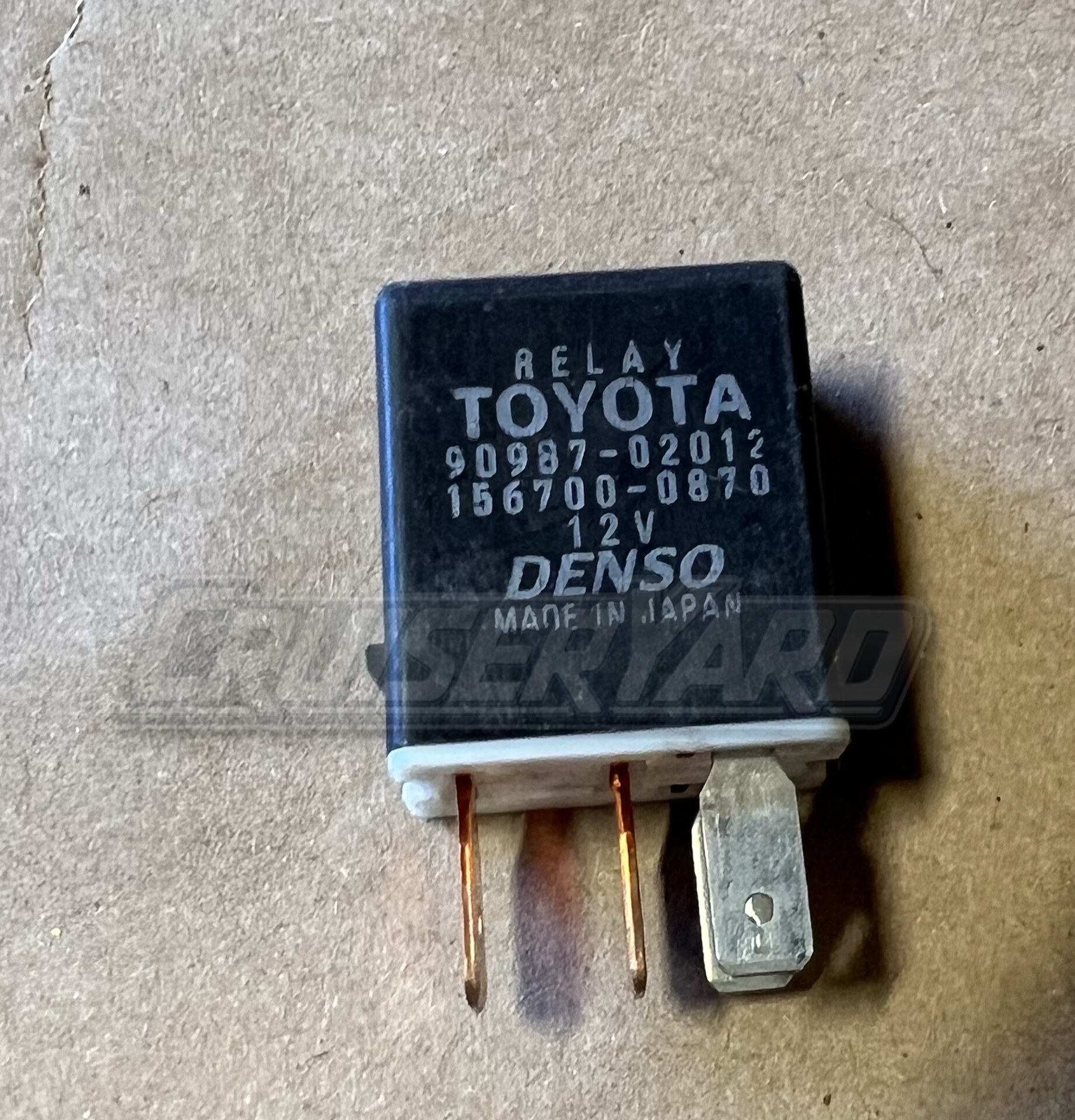 Toyota Land Cruiser UZJ100 OEM EFI Circuit Opening Relay 90987-02012