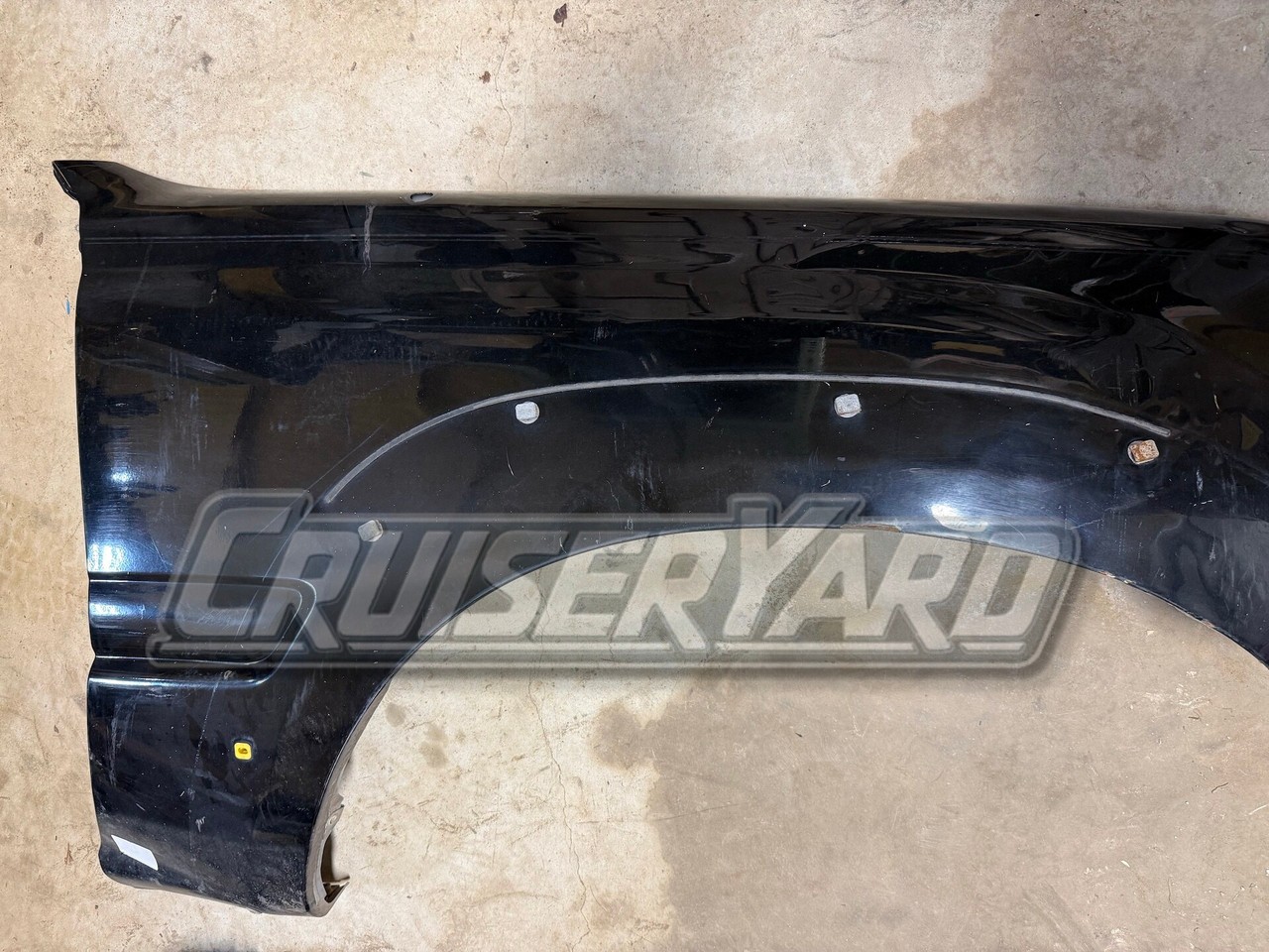 Toyota Land Cruiser OEM FJ80 FZJ80 Right/Passenger Front Fender Black