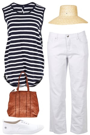 Classic White Stripes--3979877