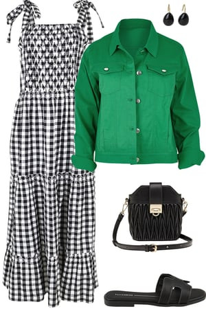 Gingham And Green--11995603