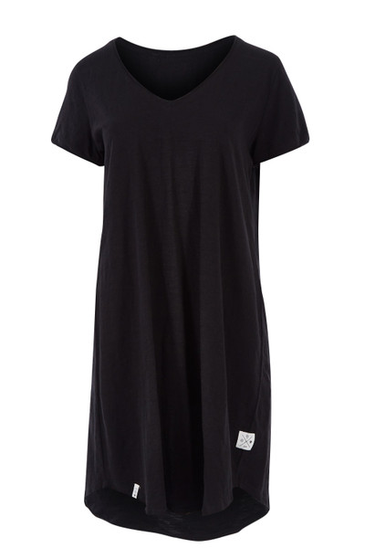 Mary Textured Tee Dress - Khaki - Elm Lifestyle – FUDGE Gifts Home Lifestyle