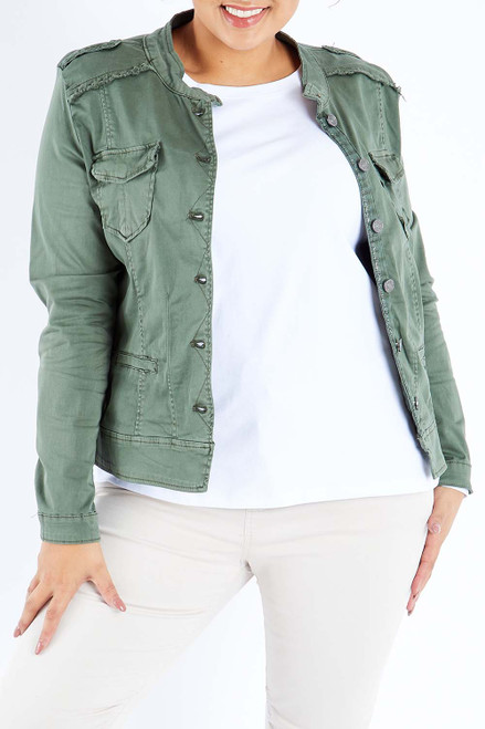 Military Denim Jacket | Threadz 