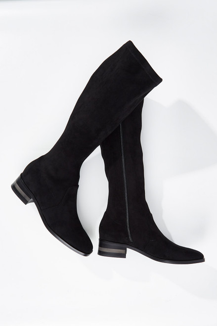 stretch calf boots