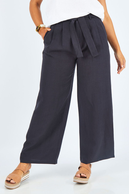 RAVEN Linen High Waist Pants