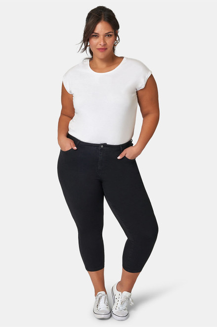Bobbie Curve Crop Jeans | Indigo Tonic 