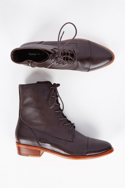 django and juliette lace up boots