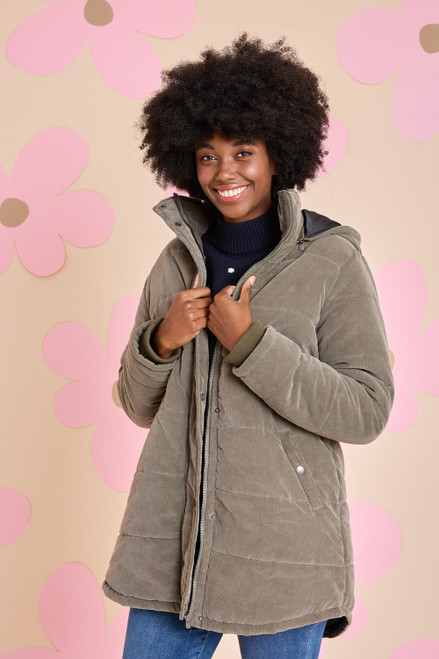 elsa corduroy puffer jacket Off 60 