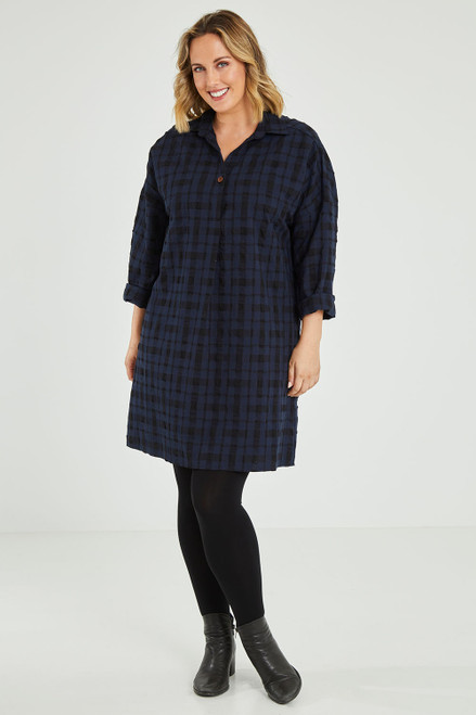 Boyfriend Cotton Tunic Shirt | Cordelia 