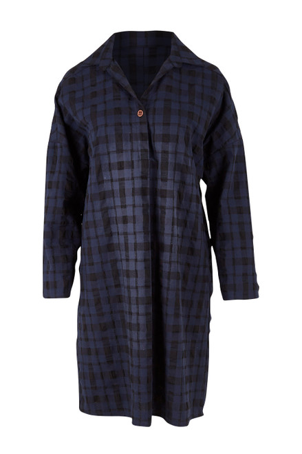 Boyfriend Cotton Tunic Shirt | Cordelia 