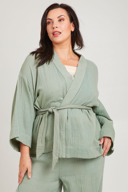 Soft Modal Lounge Kimono Cardigan