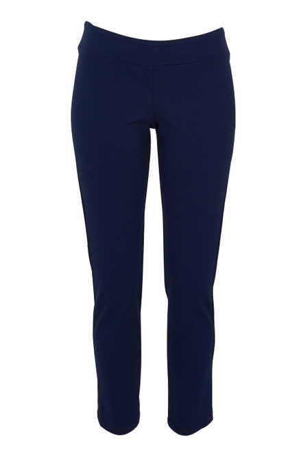 Buy SHOWOFF Womens Polyester Ankle Length Solid Navy Blue Leggings online