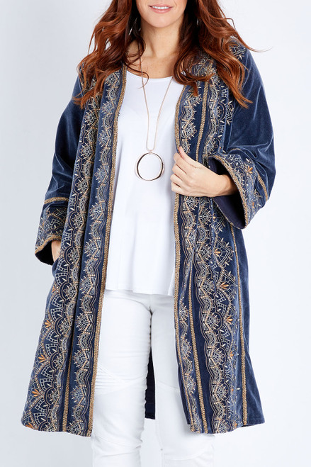 boho velvet jacket
