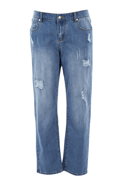 The Distressed Boyfriend Jean | bird 