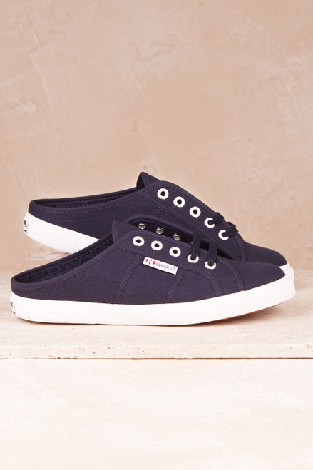 canvas sneaker mules