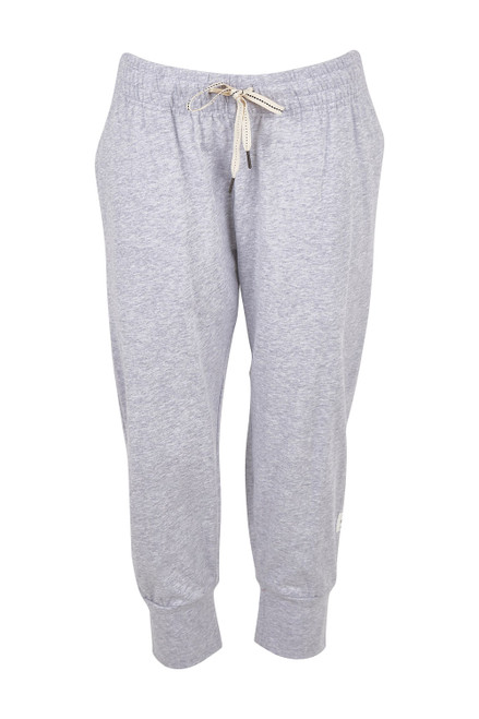 Ok Girl high waisted sweatpants two-piece in gray marl