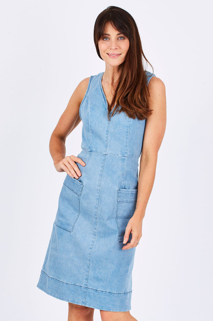 Asha Denim Dress | JAG | birdsnest 