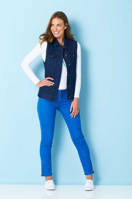Sleeveless Denim Jacket | handpicked by 